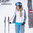 Air Vest women white Skiprotektor Rückenprotektor Weste f. Damen, komperdell