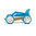 Roadster kleines Spielzeugauto aus Bambus, hape