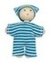 Glückliche Babies Baby Püppchen „blaue Streifen“ für Puppenhaus Familie, hape
