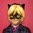 Maske Faschingsmaske cat noir™, mask-arade