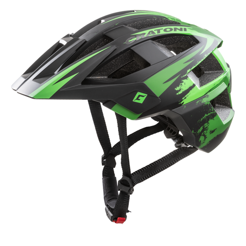 AllSet Radhelm MTB-Helm black green matt, Cratoni