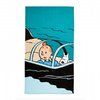 Strandtuch f. Kinder U-Boot Tintin Tim und Struppi, Moulinsart