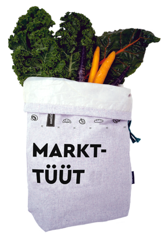 Markt-Tüüt - der Gemüse- und Obstbeutel, umtüten