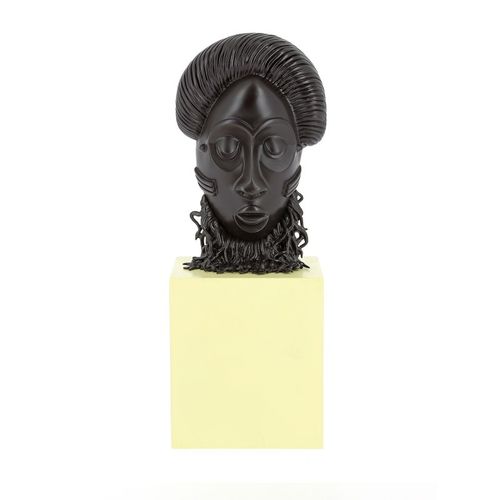 Statue Afrikanische Maske Musée Imaginaire Tintin Tim und Struppi, moulinsart