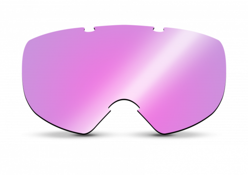 Pink Iridium Wechselscheibe Ersatzglas f. Vola FAST Skibrille, vola