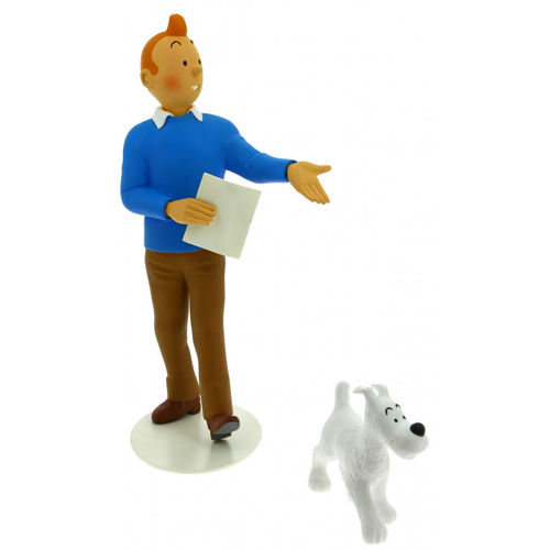 Statue Tim und Struppi Musée Imaginaire Tintin, moulinsart